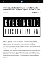 Provocative Installation Based on Ruffo Casellis Work to Address Violence Against Women in Italy - Visionary Financial