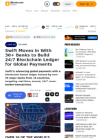 Swift Moves in With 30+ Banks to Build 24/7 Blockchain Ledger for Global Payments – Featured Bitcoin News