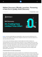 BitMart Discovery Officially Launches, Pioneering a New Era in Quality Asset Discovery - Visionary Financial