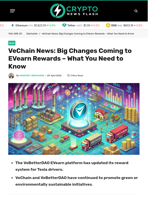 VeChain News: Big Changes Coming to EVearn Rewards – What You Need to Know - Crypto News Flash