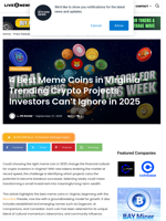 4 Best Meme Coins in Virginia - Trending Crypto Projects Investors Can’t Ignore in 2025