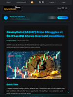 JasmyCoin (JASMY) Price Struggles at $0.01 as RSI Shows Oversold Conditions - Blockchain.News
