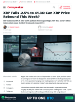XRP Loses $1.40: Can it Rebound? Price Analysis and Key Levels