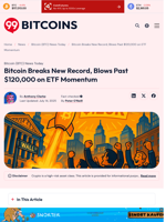 Bitcoin Hits $120K and Shows No Signs of Slowing Down