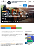 Minnesota Moves to Ban Crypto Kiosks Statewide