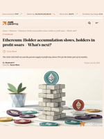 Ethereum: Holder accumulation slows, holders in profit soars - What's next? - AMBCrypto