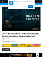 Missed Bitcoin’s Pump? Catch the Altcoin Wave with Kraken’s Pro Tools