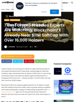 7 Best Crypto Presales Experts Are Watching, BlockchainFX Already Near $11M SoftCap With Over 16,000 Holders | Live Bitcoin News