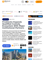 Fireblocks Expands Qualified Custody Ecosystem With Major Institutional Partners – News Bytes Bitcoin News