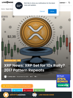 XRP News: XRP Set for 10x Rally? 2017 Pattern Repeats | Live Bitcoin News