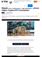 Ripple-SEC Lawsuit: Top Lawyer Shares Major Crypto ETF Correlation