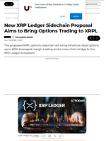 New XRP Ledger Sidechain Proposal Aims to Bring Options Trading to XRPL - U.Today