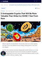2 Unstoppable Cryptos That Will Be More Valuable Than Shiba Inu (SHIB) 1 Year From Now