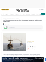 CENTCOM enforces full maritime blockade of Iranian ports, 23 vessels turned back