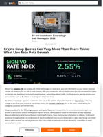 Crypto Swap Quotes Can Vary More Than Users Think: What Live Rate Data Reveals - Brave New Coin
