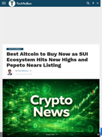 Best Altcoin to Buy Now as SUI Ecosystem Hits New Highs and Pepeto Nears Listing - TechBullion