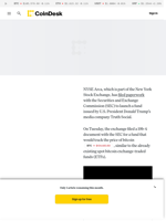 U.S. President Donald Trump’s Social Media Firm Truth Social To Launch Spot BTC ETF