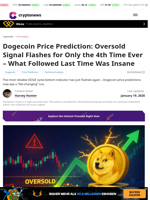 Dogecoin Price Prediction: Oversold Signal Flashes for Only the 4th Time Ever – What Followed Last Time Was Insane 