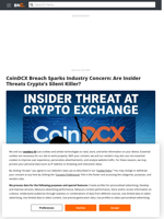CoinDCX Breach Sparks Industry Concern: Are Insider Threats Crypto’s Silent Killer? - Brave New Coin