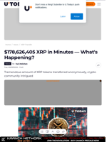 $178,626,405 XRP in Minutes — What's Happening?