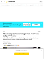 AI is breaking crypto security by making hacks cheaper and easier, Ledger CTO warns