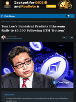 Tom Lee’s Fundstrat Predicts Ethereum Rally to $5,500 Following ETH ‘Bottom’