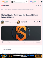 Strategy Makes Its Largest Bitcoin Buy of H2 2025