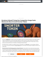 LetsBonk Surpasses Pump.fun with $1.04M 24h Revenue: Bonk & Snorter Token Explode?