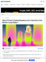 Pi Coin Price Holds Up Even After a Failed Breakout: Here's How