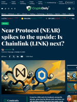 Near Protocol (NEAR) spikes to the upside: Is Chainlink (LINK) next? - Crypto Daily