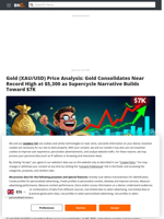 Gold (XAU/USD) Price Analysis: Gold Consolidates Near Record High at $5,300 as Supercycle Narrative Builds Toward $7K - Brave New Coin