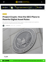 Project Crypto: How the SEC Plans to Rewrite Digital Asset Rules - CoinCentral