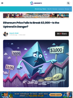 Ethereum Price Fails to Break $3,000—Is the Uptrend in Danger?