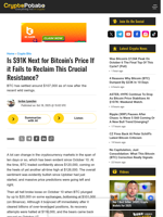 Is $91K Next for Bitcoin's Price If it Fails to Reclaim This Crucial Resistance?