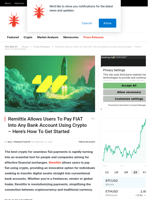 Remittix Allows Users To Pay FIAT Into Any Bank Account Using Crypto - Here's How To Get Started - NullTX