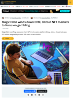 Magic Eden Shifts Focus From NFTs to Casino Platform