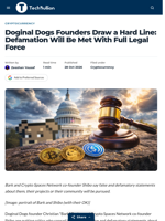 Doginal Dogs Founders Draw a Hard Line: Defamation Will Be Met With Full Legal Force - TechBullion