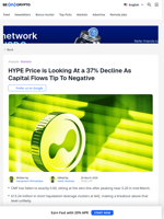 HYPE Price Faces 37% Drop as This Indicator Turns Negative