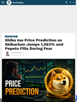 Shiba Inu Price Prediction as Shibarium Jumps 1,583% and Pepeto Fills During Fear - TechBullion