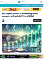 Best Cryptocurrencies to Buy as Trump’s WLFI Increases Holdings in $WBTC and $MOVE