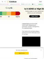 CoinDesk 20 Performance Update: Index Drops 2% as Nearly All Constituents Trade Lower