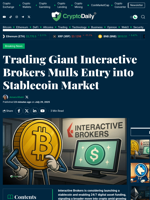 Trading Giant Interactive Brokers Mulls Entry into Stablecoin Market - Crypto Daily