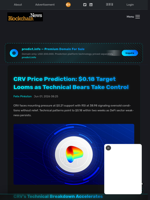 CRV Price Prediction: $0.18 Target Looms as Technical Bears Take Control - Blockchain.News