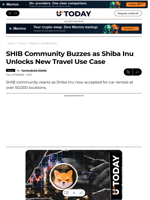SHIB Community Buzzes as Shiba Inu Unlocks New Travel Use Case - U.Today