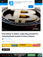 From Riches To Chains: Crypto King Arrested For Torturing Bitcoin Investor In Horror Scheme | Bitcoinist.com
