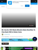 Mt. Gox's Ex-CEO Wants Bitcoin's Rules Rewritten To Claw Back $5B In Stolen Coins