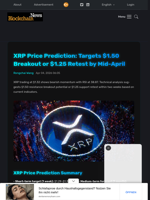 XRP Price Prediction: Targets $1.50 Breakout or $1.25 Retest by Mid-April - Blockchain.News