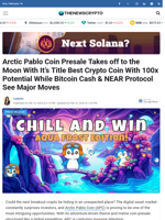 Arctic Pablo Coin Presale Takes off to the Moon With It’s Title Best Crypto Coin With 100x Potential While Bitcoin Cash & NEAR Protocol See Major Moves - TheNewsCrypto