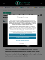 Inside The Short But Powerful Legacy Of Tiantian Kullander - Crypto News Flash