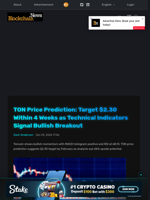 TON Price Prediction: Target $2.30 Within 4 Weeks as Technical Indicators Signal Bullish Breakout - Blockchain.News